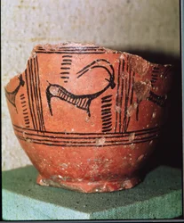 Fragment of a Vase Depicting an Ibex, from Mohenjo-Daro, Indus Valley, Pakistan